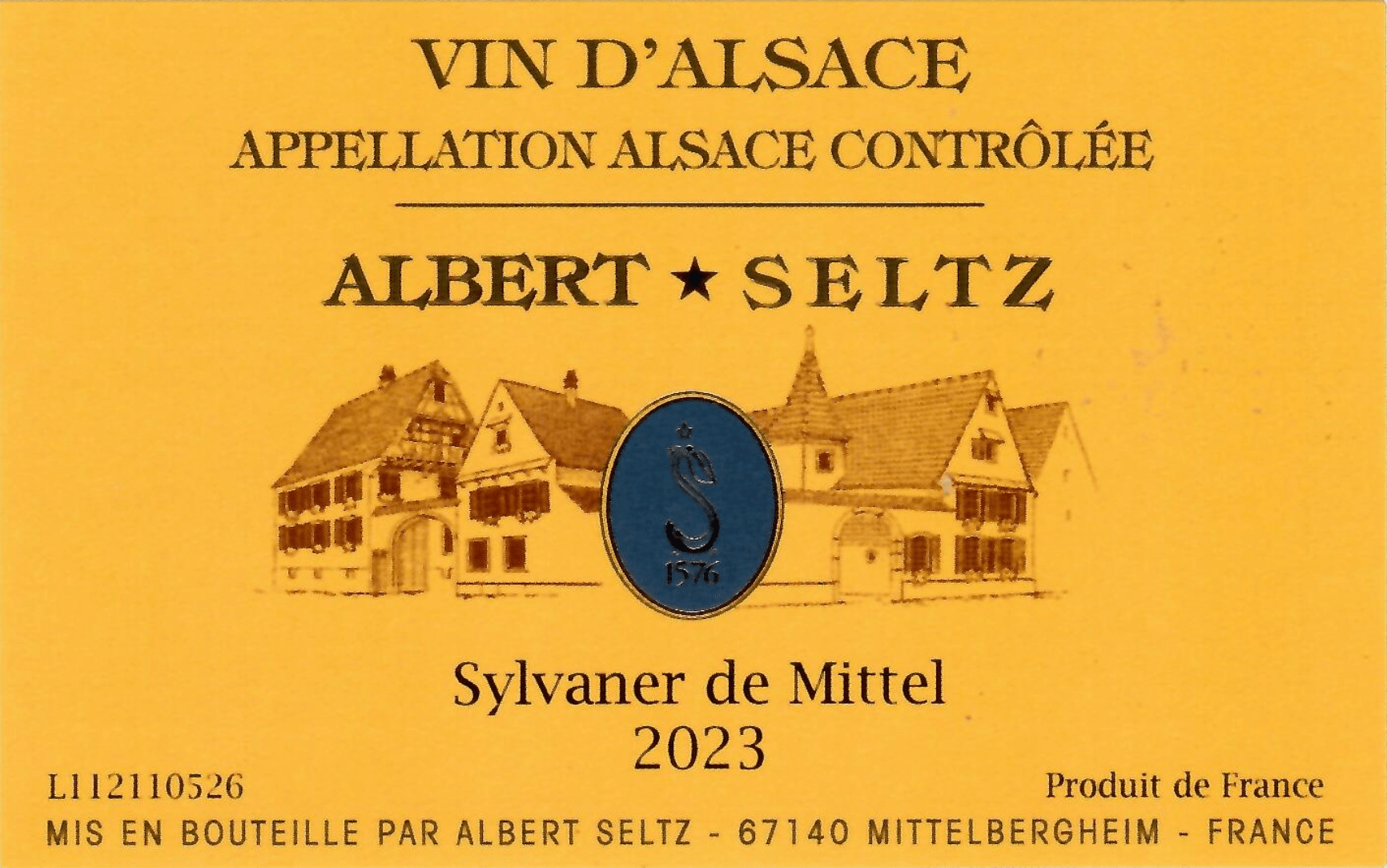 Sylvaner de Mittel 2023 BIO